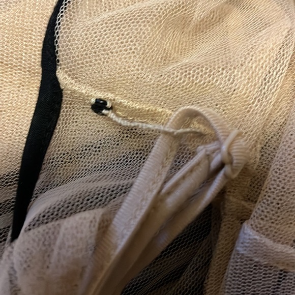 Venus long sleeve, sheer dress with camisole under layer and black detailing - Picture 10 of 11